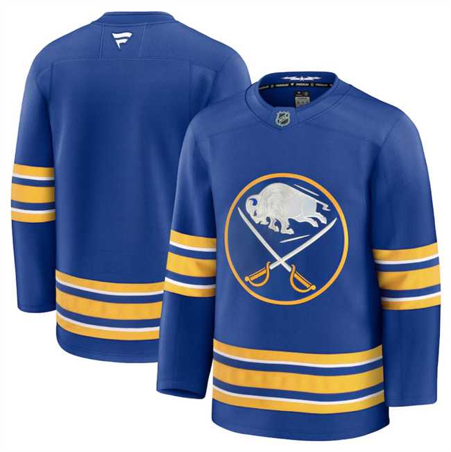 Men%27s Buffalo Sabres Custom Blue 2024-25 Home Stitched Hockey Jersey